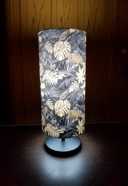 Decorative Table Lamps for Bedroom Home Decoration Night Lamp, black and golden print, 15 Inch, (Without Bulb)