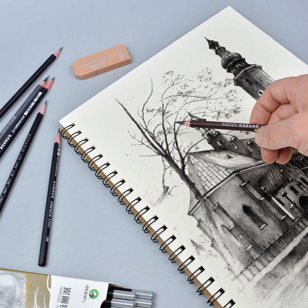 22pcs Sketch Pencil Set Professional Sketching Drawing Kit Wood Pencil for Beginner,Kid,Teen,Adult,Artist School Art Supplies|Standard Pencils|