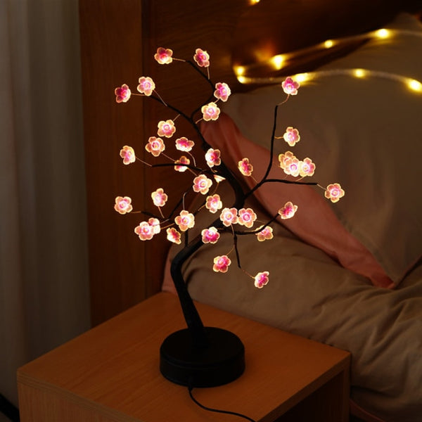 LED Copper Wire Night Light Tree Fairy Lights Home Decoration