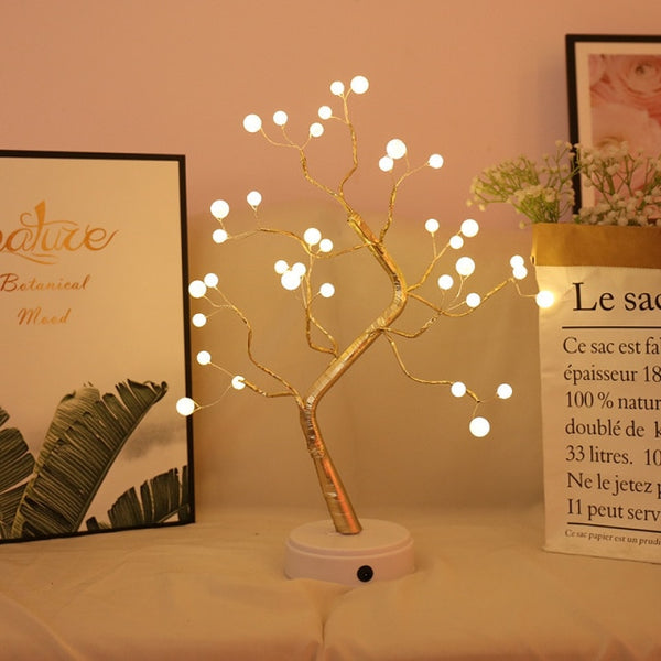 LED Copper Wire Night Light Tree Fairy Lights Home Decoration