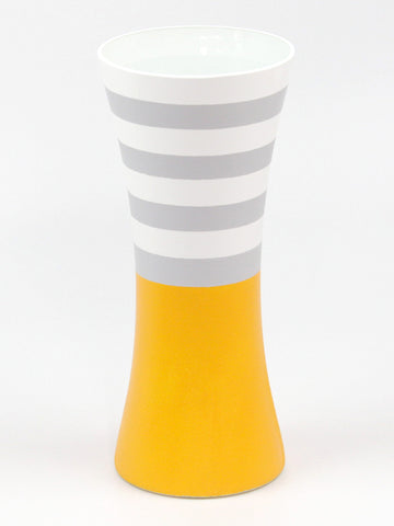 Handpainted Glass Vase for Flowers | Interior Design Home Room Decor | Table vase 12 inch