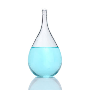 New Weather Forecast Crystal Tempo Drop Water Shape Rainstorm Glass For Home Decor Christmas Gift Party Ornaments Craft