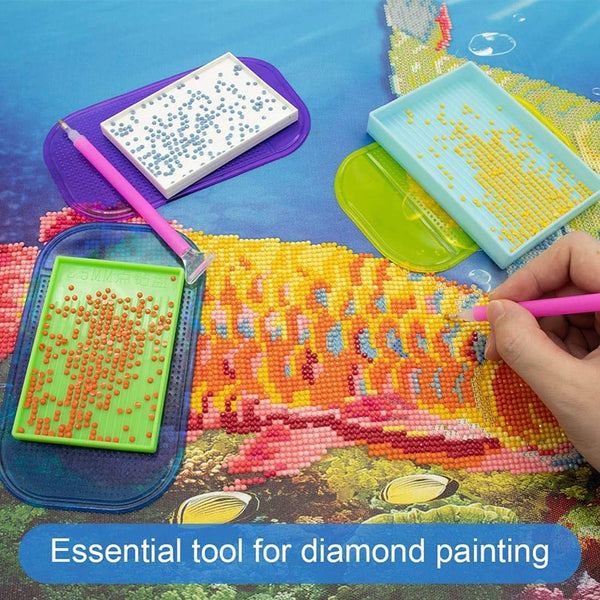 Anti Slip Sticky Mat for Diamond Painting DIY Tool Diamonds Tray Holder Idea for Holding Tray 5D Diamond Embroidery Accessories|Diamond Painting Cross Stitch|