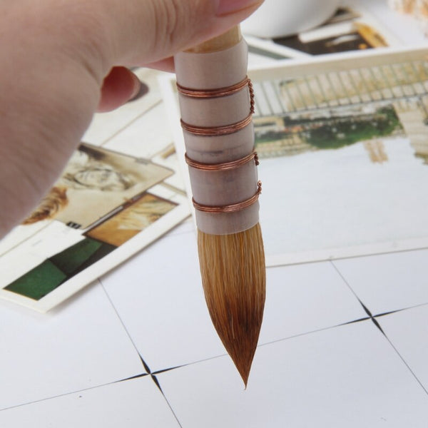 Excellent Handmade Nylon Hair Artist Watercolor Paint Brush For Watercolor Art Supplies|Paint Brushes|
