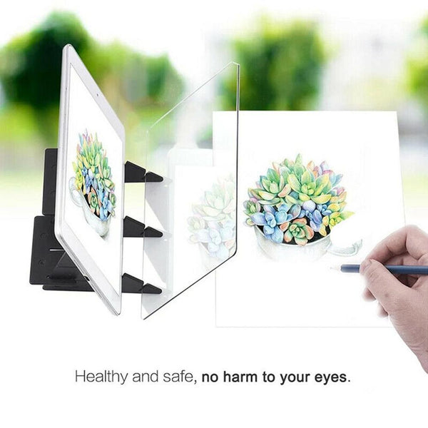 Optical Imaging Drawing Board Lens Sketch Mirror Reflection Dimming Bracket Holder Painting Mirror Plate Tracing Table Plotter|Art Sets|