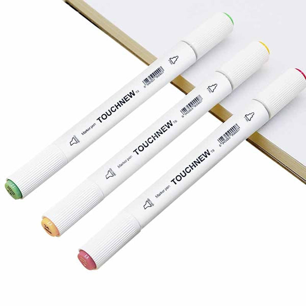 TOUCHNEW 30/40/60/80/108color Alcohol Markers Dual Headed Artist Sketch Alcohol Ink Pen Marker For Animation Manga Art Supplies|Art Markers|