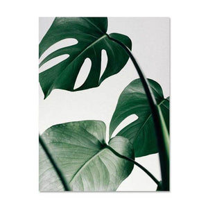 Plants green leaf Botanical posters wall art for living room decor for bedroom aesthetic boho wall decor prints Canvas Artwork