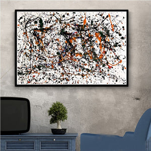 Famous Jackson Pollock Abstract Artwork Poster Graffiti Canvas Painting Prints Wall Pictures for Living Room Home Decor