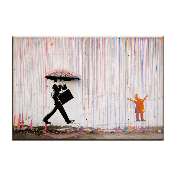 Banksy Artwork Life Is Short Chill The Duck Out Canvas Paintings Graffiti Street Art Pictures Wall Posters Home Decor Cuadros