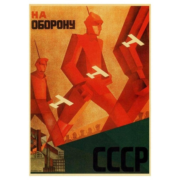 Buy 3 Get 4 Vintage Stalin USSR CCCP Poster Good Quality Prints and Posters Wall Art Retro Posters for Home Room Wall Decor