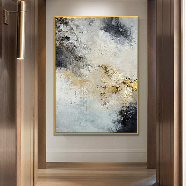 Abstract Oil Painting 100% Hand Painted Oil Paintings Wall Art Canvas Abstract Artwork Carving Art For Hotel Living Room Decor