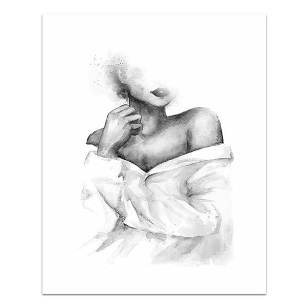 Black White Romantic Hand In Hand Canvas Painting Love Quotes Wall Art Poster Print Fashion Picture Couples Lovers Room Decor
