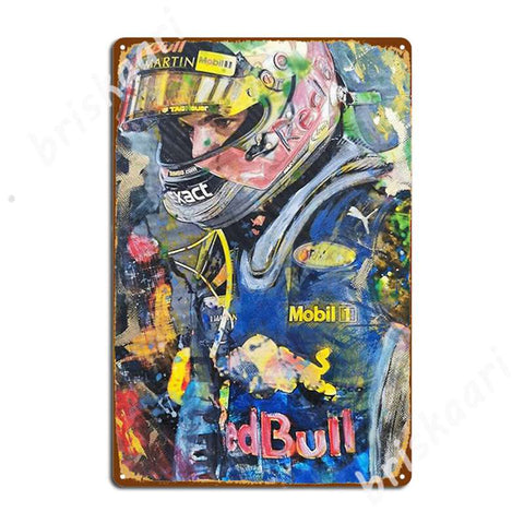 Classic Max Artwork Racing Cars Verstappens Metal Signs Mural Painting Cinema Living Room Club Bar Retro Tin sign Posters