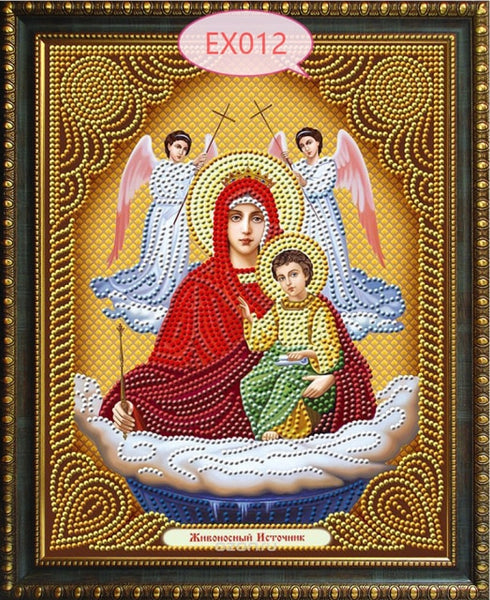 Religion Icon of Leader Diamond Mosaic True religious men diamond embroidery rhinestones 30*40CM 5D DIY Diamond Paintings|Diamond Painting Cross Stitch|