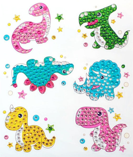 Big Gem 5D Diamond Painting Kit Cute Cartoon Laser Mermaid Unicorn Dinosaur Diamond Stickers Paint by Numbers Art Craft For Kids|Diamond Painting Cross Stitch|