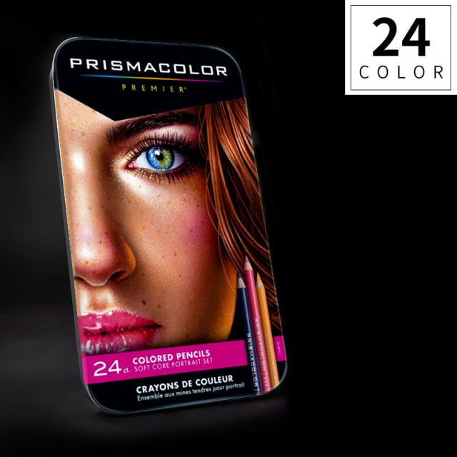 PRISMACOLOR 24 Color Oil Pencil Skin Color Portrait Soft Core Pencil Wood Colored Pencils For Artist Sketch School Art Supplies|Colored Pencils|
