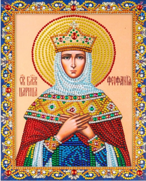 5D DIY Diamond Painting Religious Figure Madonna Embroidery Mosaic Decorative Painting Crafts|Diamond Painting Cross Stitch|
