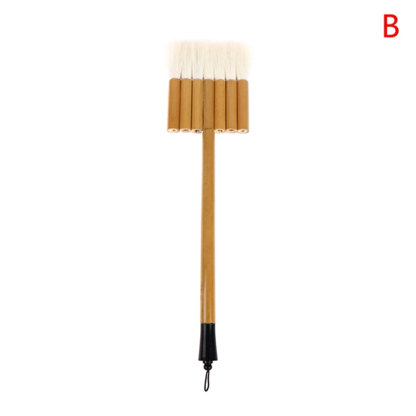 Flat Goat Hair Bamboo Handle Art Supplies Watercolor Artist Brush|Paint Brushes|